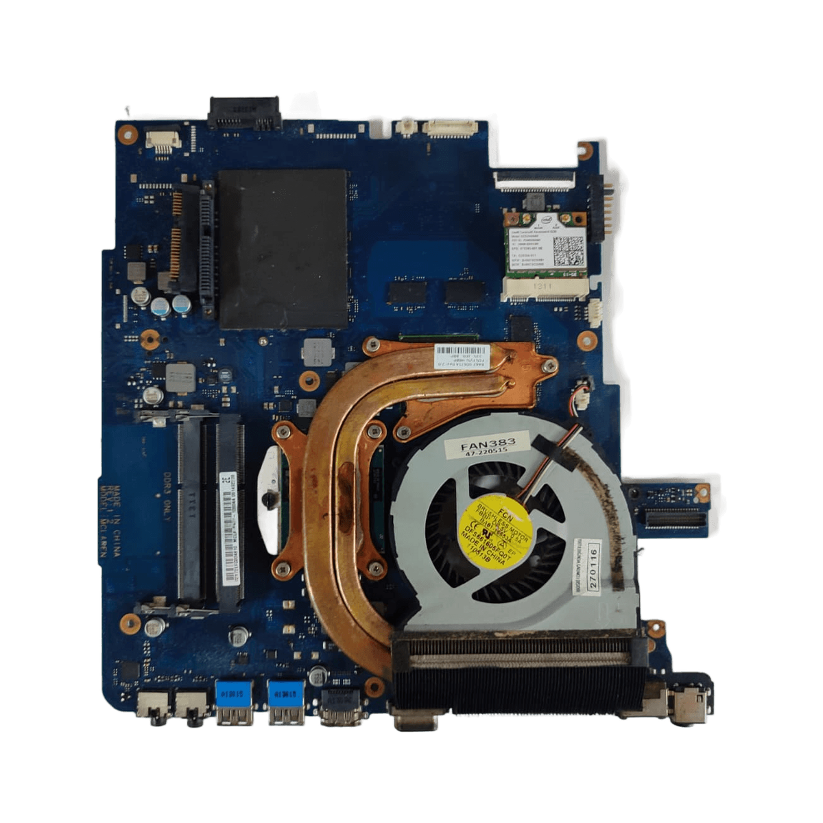 Samsung NP550P5C Laptop Anakart Seti (Intel i7 3.Nesil CPU + Fan + Soğutucu + Wi-Fi)