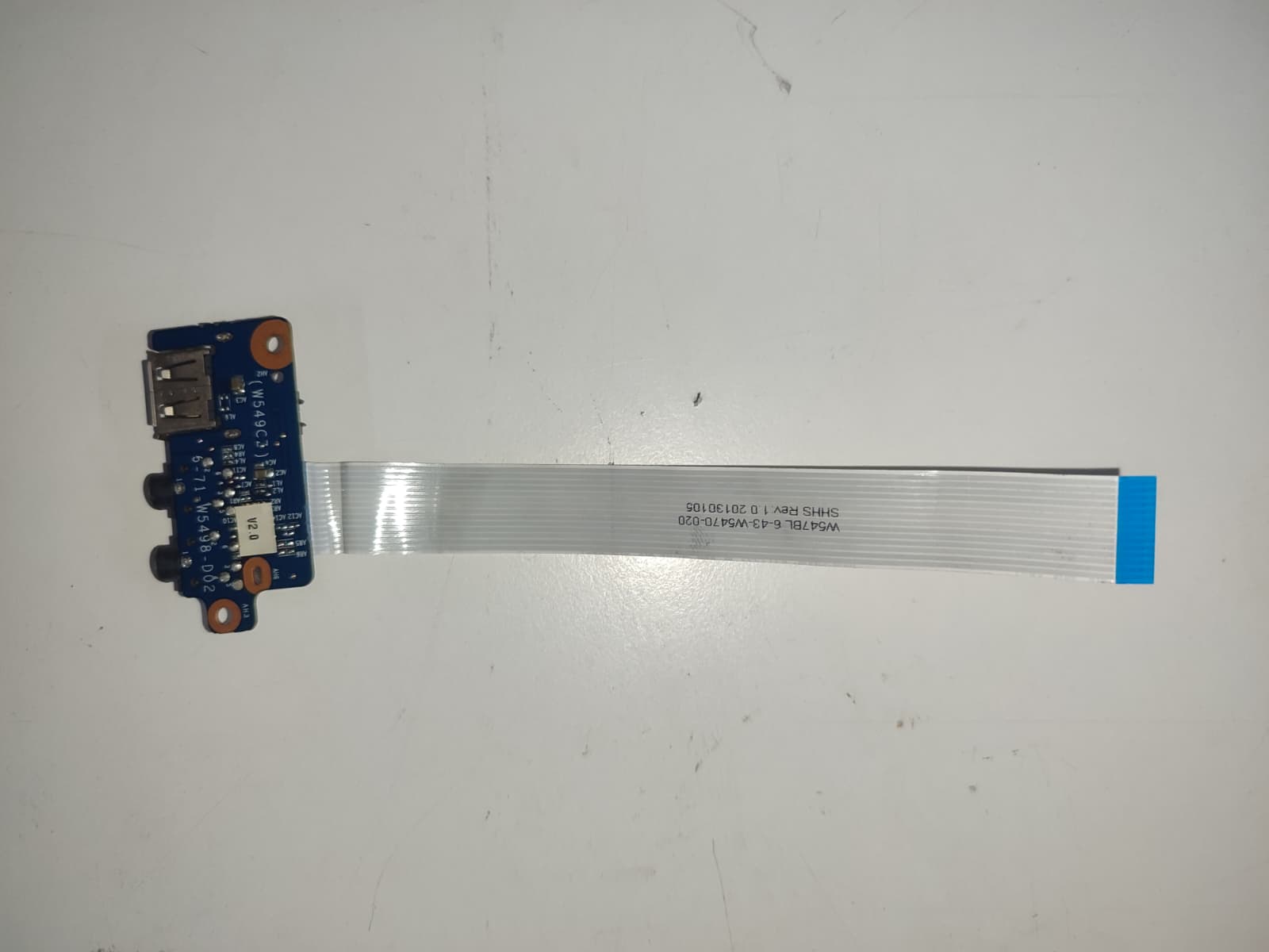Exper UltraNote A4B-C08 Notebook USB ve Ses Giriş Kartı (I/O Board) Flex Kablolu - Görsel 2