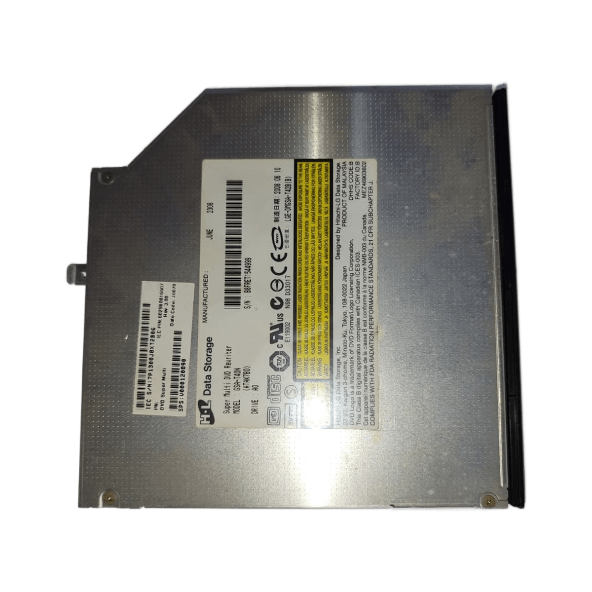 Toshiba Satellite A300 HL Data Storage GSA-T40N IDE/PATA Dahili DVD-RW Yazıcı (Optical Disk Drive) - Görsel 2